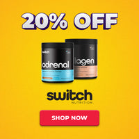 20% OFF SWITCH NUTRITION - Selected Supps Sale
