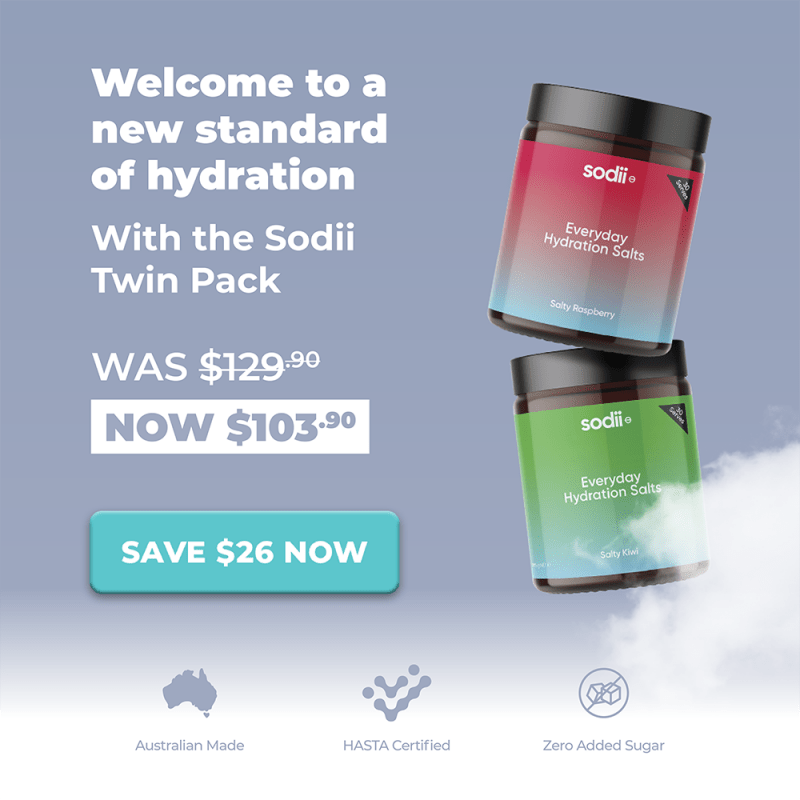 Sodii Everyday Hydration Salt Twin Pack Sodii