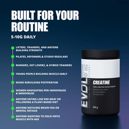 Evolve Creatine Monohydrate Evolve Nutrition