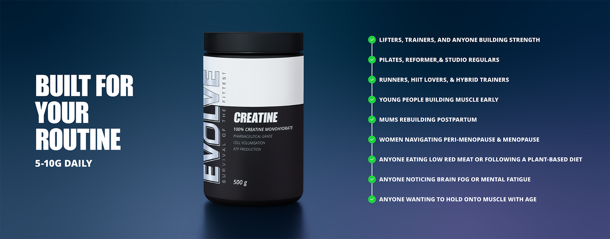 Evolve Creatine Monohydrate - Australian Sports Nutrition