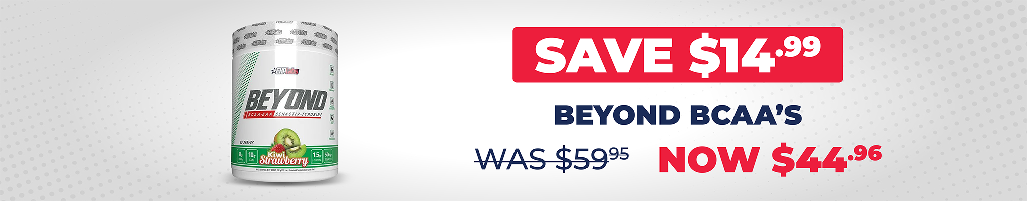 SAVE $14.99 EHP Labs Beyond BCAA