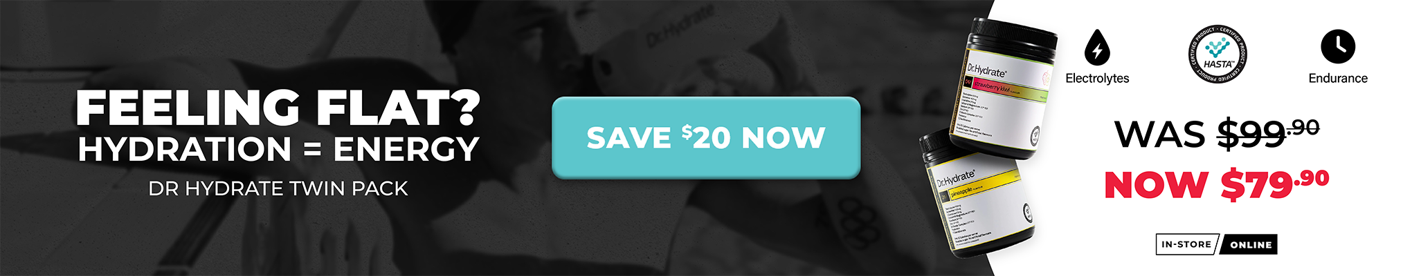 SAVE $20 on Dr Hydrate Twin Pack