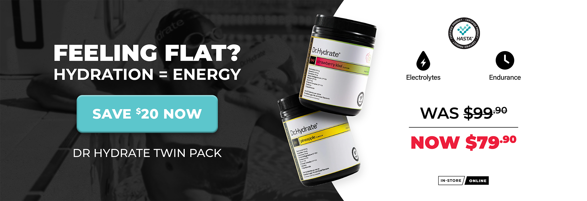 SAVE $20 on Dr Hydrate Twin Pack