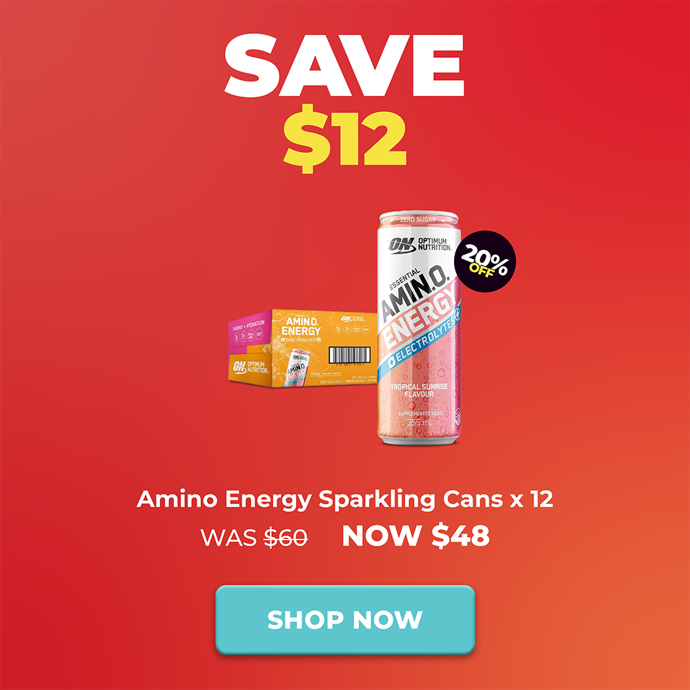 SAVE $12 Amino Energy RTD | 20% OFF Optimum Nutrition