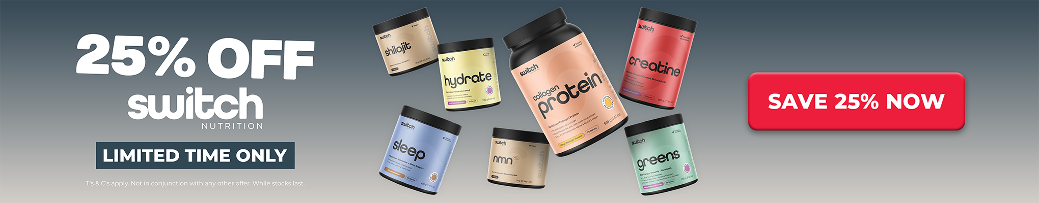 25% OFF Switch Nutrition