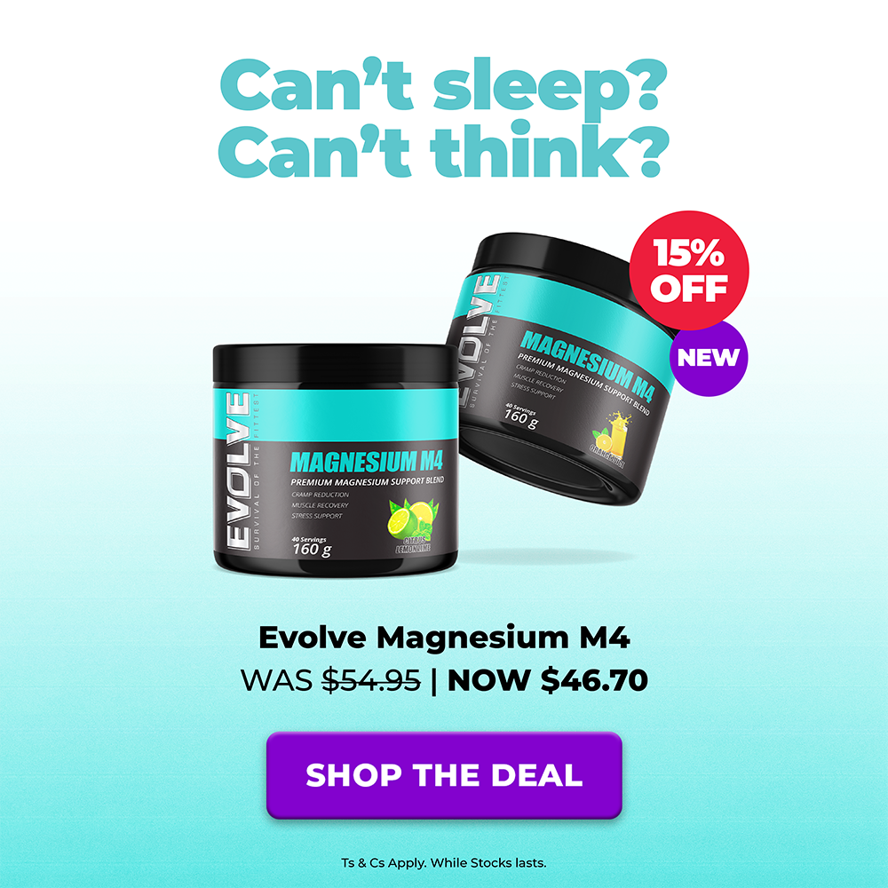 SAVE 15% OFF Evolve Magnesium M4