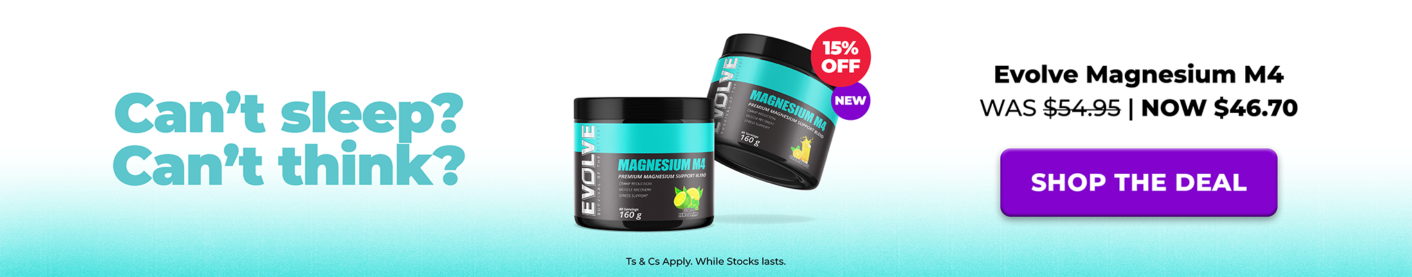 Save 15% on Evolve Magnesium M4