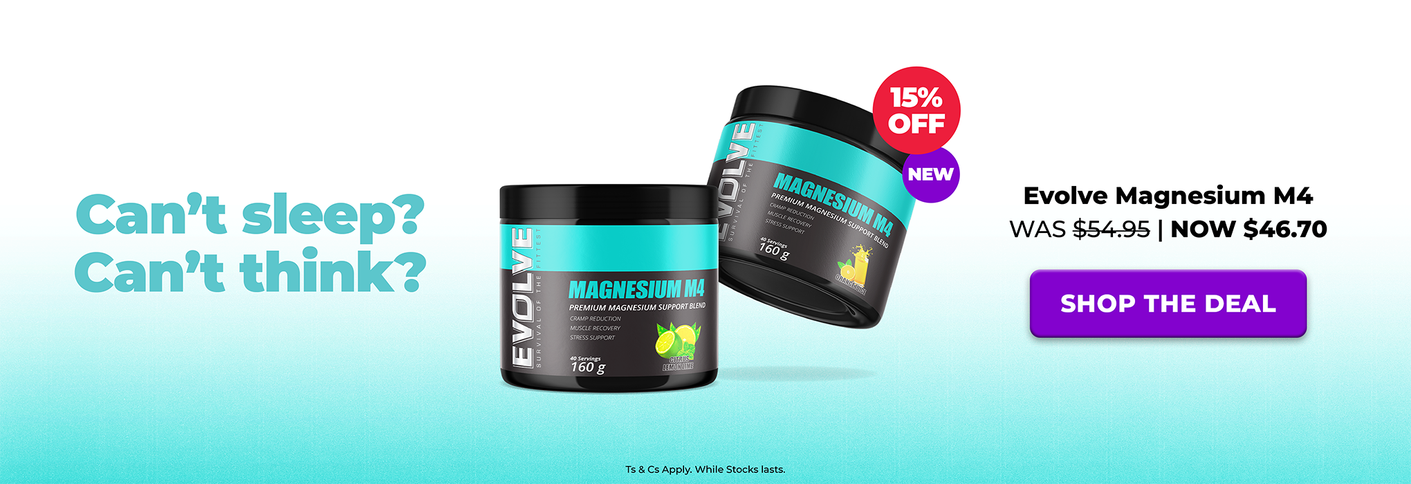 Save 15% on Evolve Magnesium M4