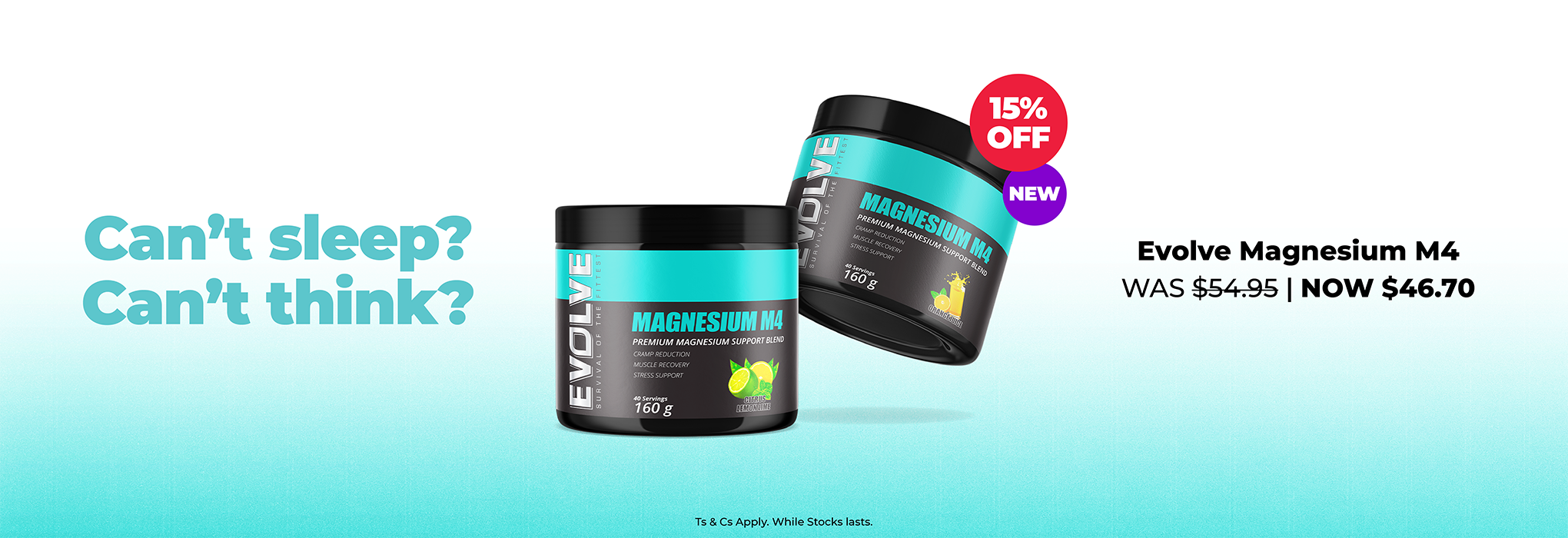Save 15% on Evolve Magnesium M4