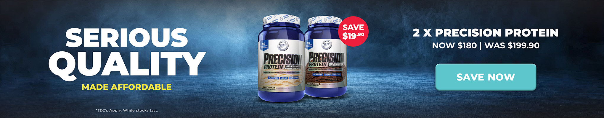 SAVE $19.90 Hi-Tech Precision Protein Twin Pack | March Monthly Deal