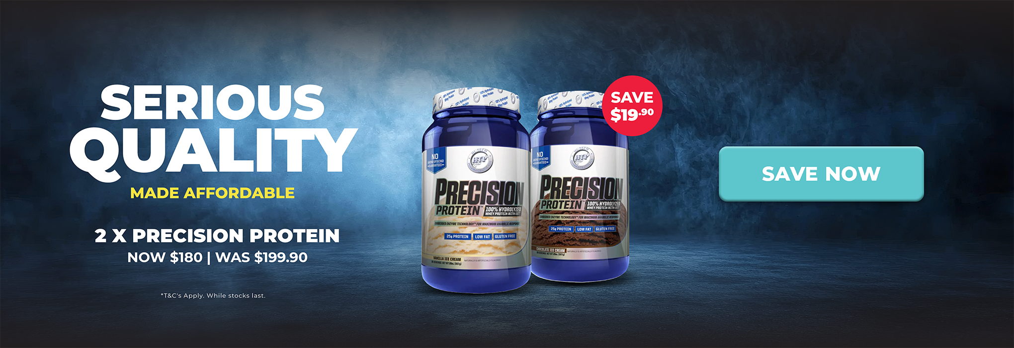 SAVE $19.90 Hi-Tech Precision Protein Twin Pack | March Monthly Deal