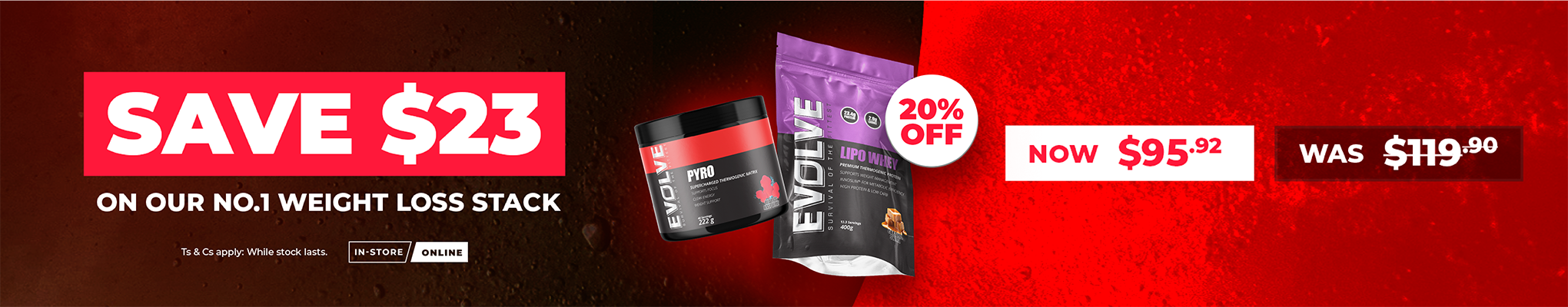 Save $23 on our No.1 Weight Loss Stack