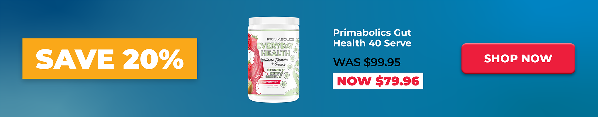 20% OFF Primabolics Gut Health | Great Health Reset