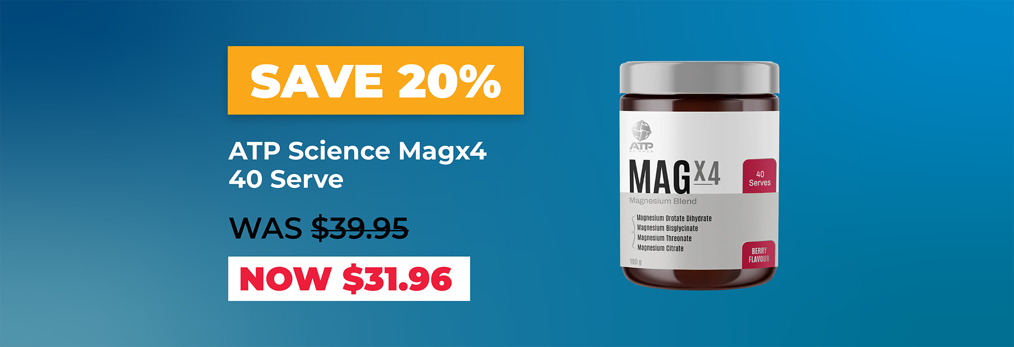 20% OFF ATP Science Magx4 | Great Health Reset