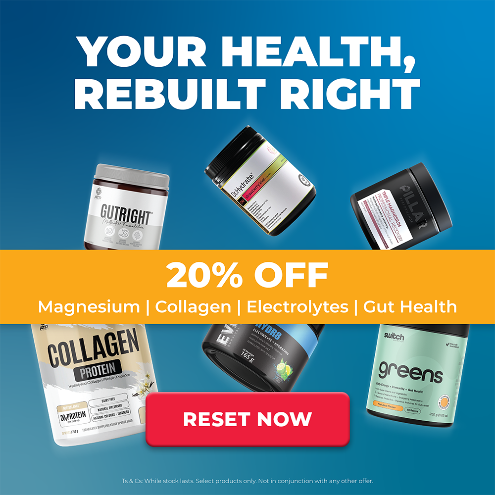 The Great Health Reset | 20% OFF Magnesium, Collagen, Electrolytes & Gut Health