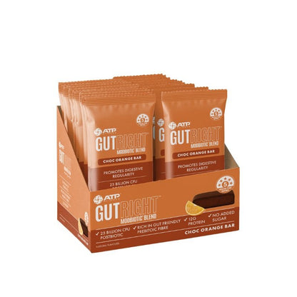 ATP Science Gutright Bar 12g - Choc Orange Box of 12