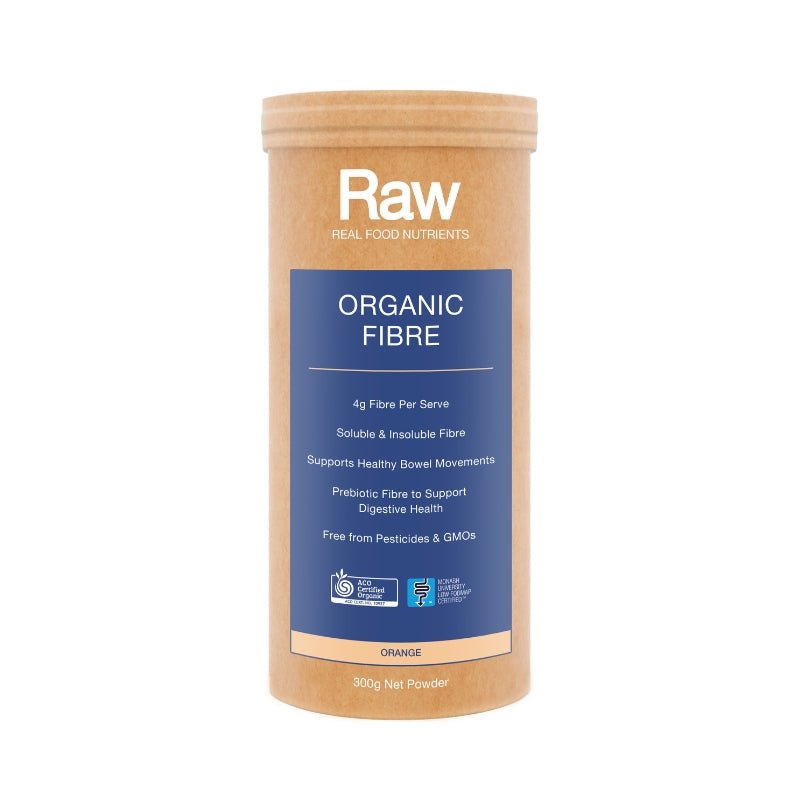 Amazonia Raw Real Food Nutrients Organic Fibre 300g Orange