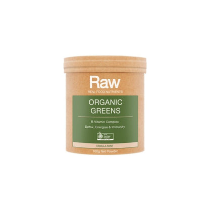 Amazonia Raw Real Food Nutrients Organic Greens 100g