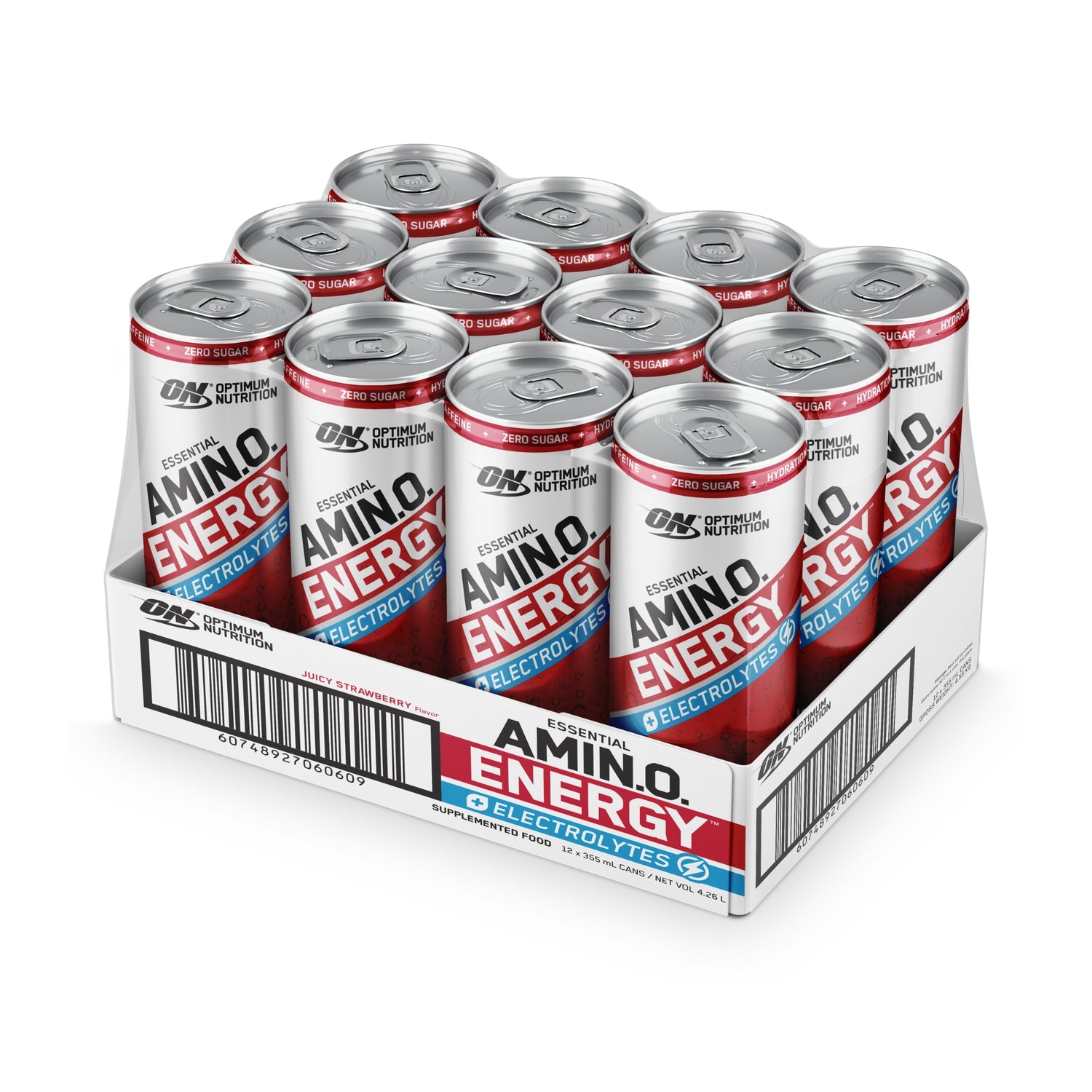 Amino Energy Can - Strawberry Case of 12