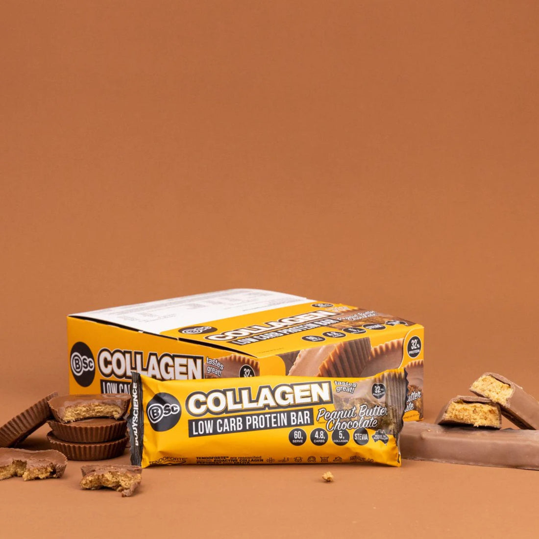 BSC Collagen Low Carb Protein Bar - Lifestyle