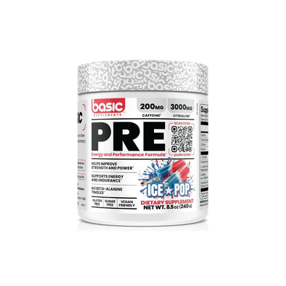 Basic Supplements Pre - Ice Pop