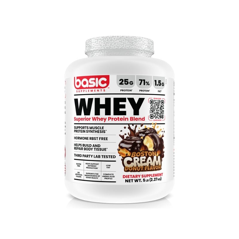 Basic Supplements Whey 2.27kg - Boston Cream Donut