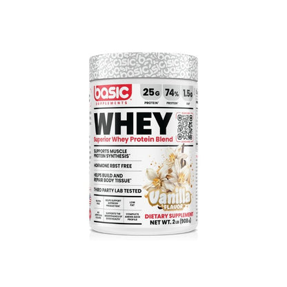 Basic Supplements Whey 908g - Vanilla