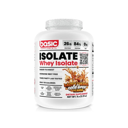 Basic Supplements Isolate 2.27kg - Salted Caramel Cold Brew
