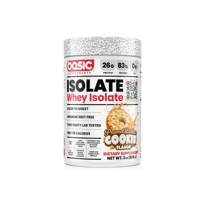 Basic Supplements Isolate 908g - Peanut Butter Cookie