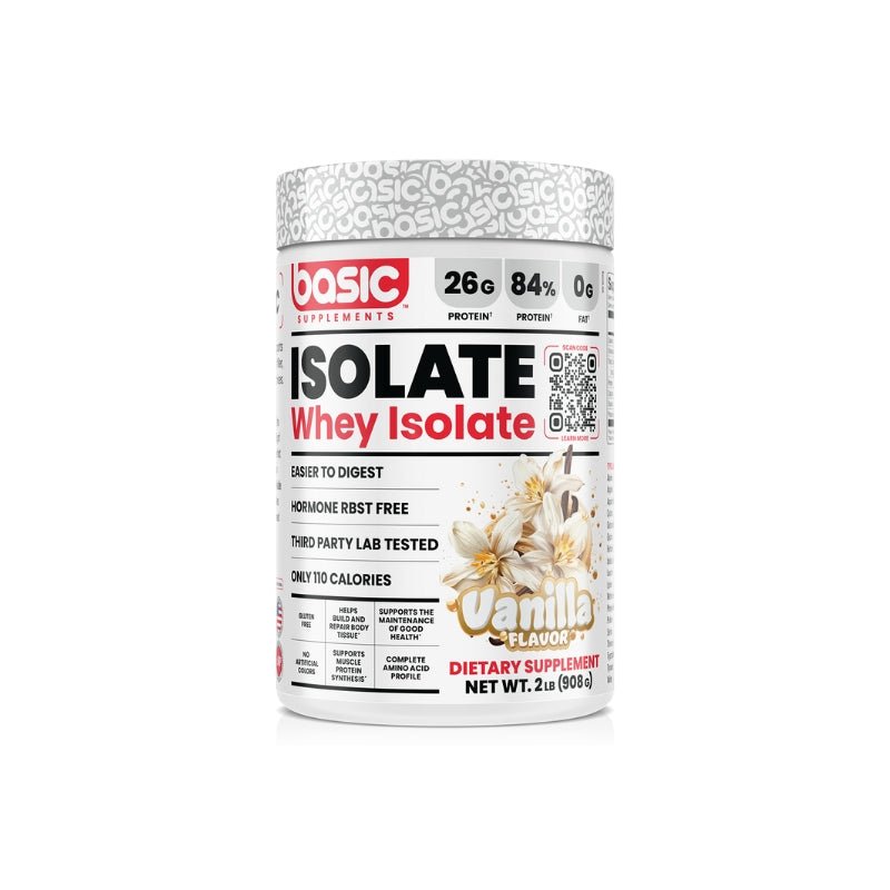 Basic Supplements Isolate 908g - Vanilla