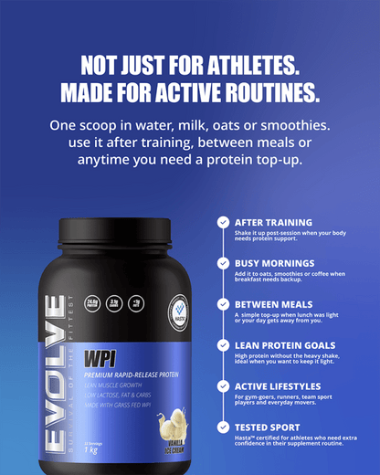 Evolve WPI - HASTA Approved Evolve Nutrition