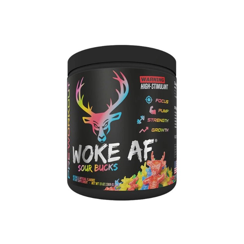 woke af blood raz flavor Bucked Up Woke AF