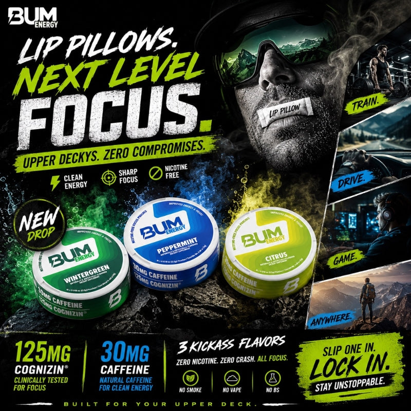 Bum Energy Nicotine-Free Focus Pouch Bum Energy