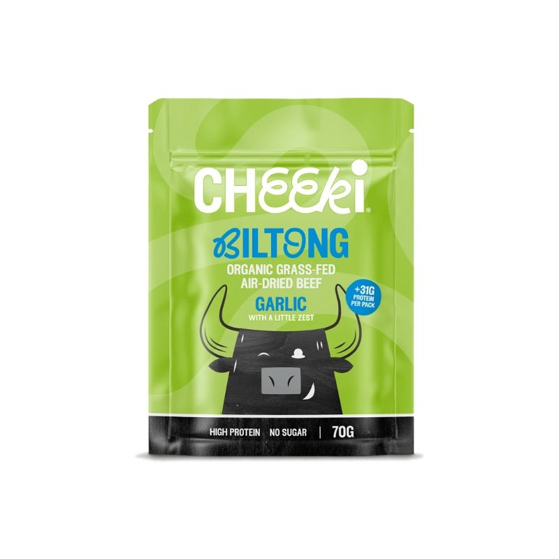Cheeki Biltong - Garlic