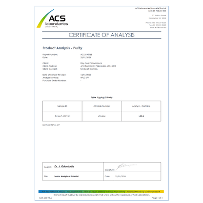 Day One Acetyl L-Carnitine Day One