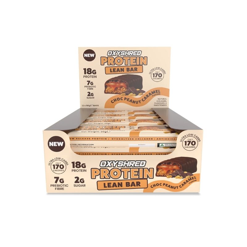 EHP Oxyshred Protein Lean Bar Choc Peanut Butter Box of 12