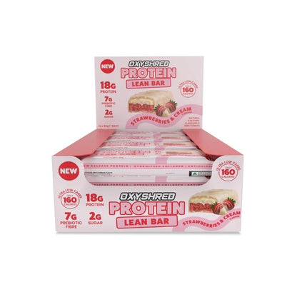 EHP Oxyshred Protein Lean Bar Strawberries &amp; Cream Box of 12