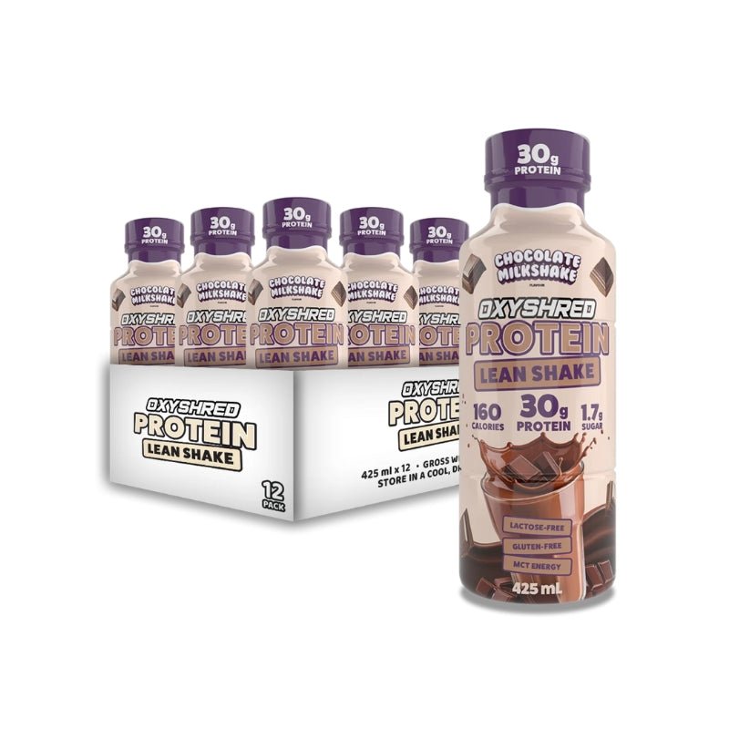 EHP Labs Oxyshred Protein Lean Shake - Case of 12 Chocolate Milkshake