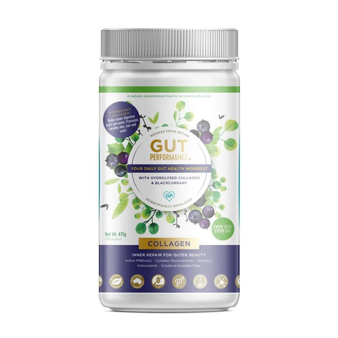 Everybody Everyday Gut Perform + Collagen Vitamins and Health