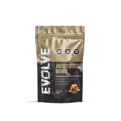 Evolve Incredible Whey 400g Caramel
