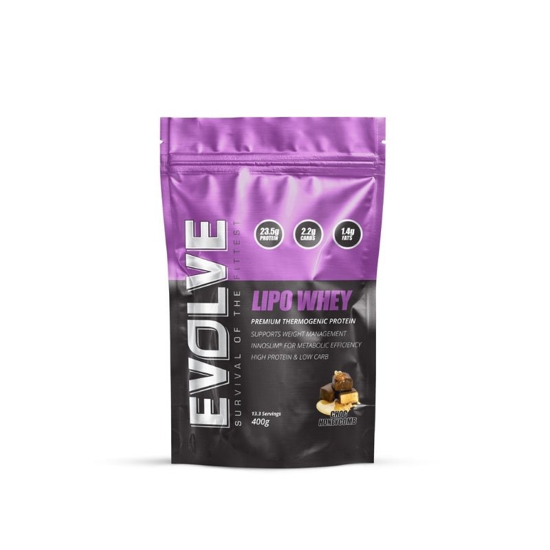 Evolve Lipo Whey 400g Choc Honeycomb