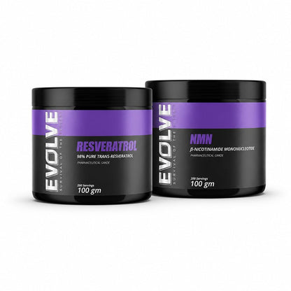 Evolve NMN + Resveratrol Bundle Evolve Nutrition