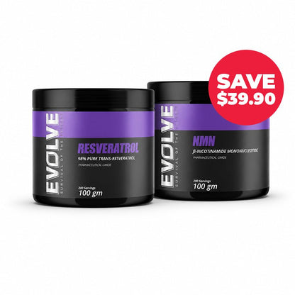 Evolve NMN + Resveratrol Bundle Evolve Nutrition