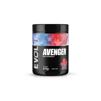 Evolve Avenger Pre Workout - Red Frog Raspberry