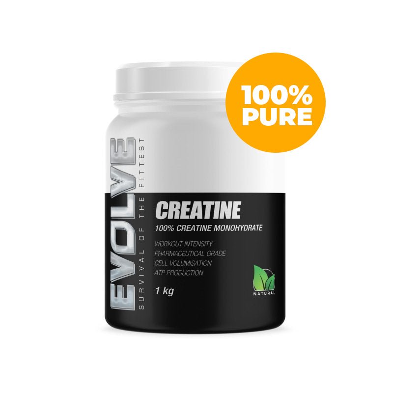 100% Pure | Evolve Creatine Monohydrate 1kg
