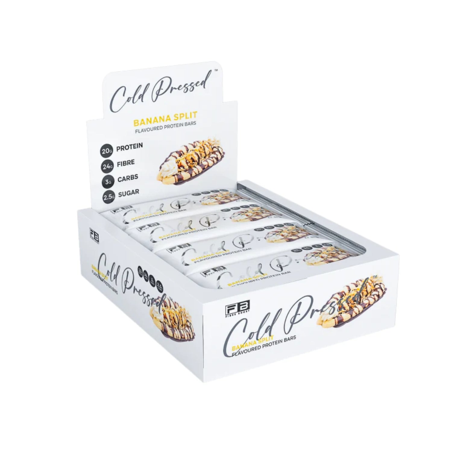 Fibre Boost Cold Pressed Bars - Box of 12 - Australian Sports Nutrition Fibre Boost Cold Pressed Bars - Box of 12 - Australian Sports Nutrition