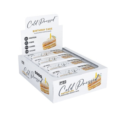 Fibre Boost Bars - Box of 12 Birthday Cake