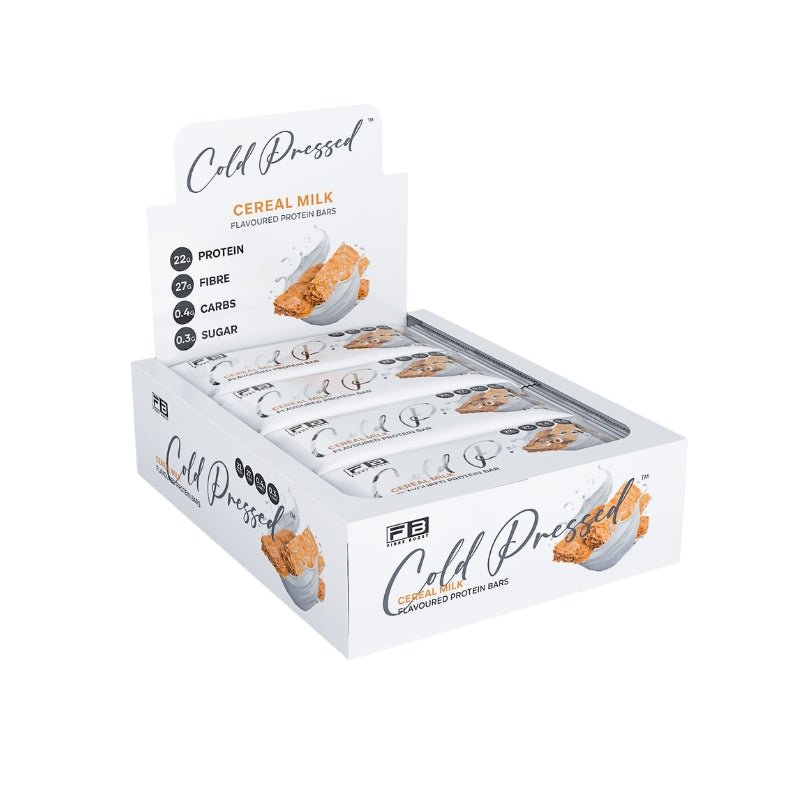 Fibre Boost Cold Pressed Bars - Box of 12 Fibre Boost - Cereal Milk