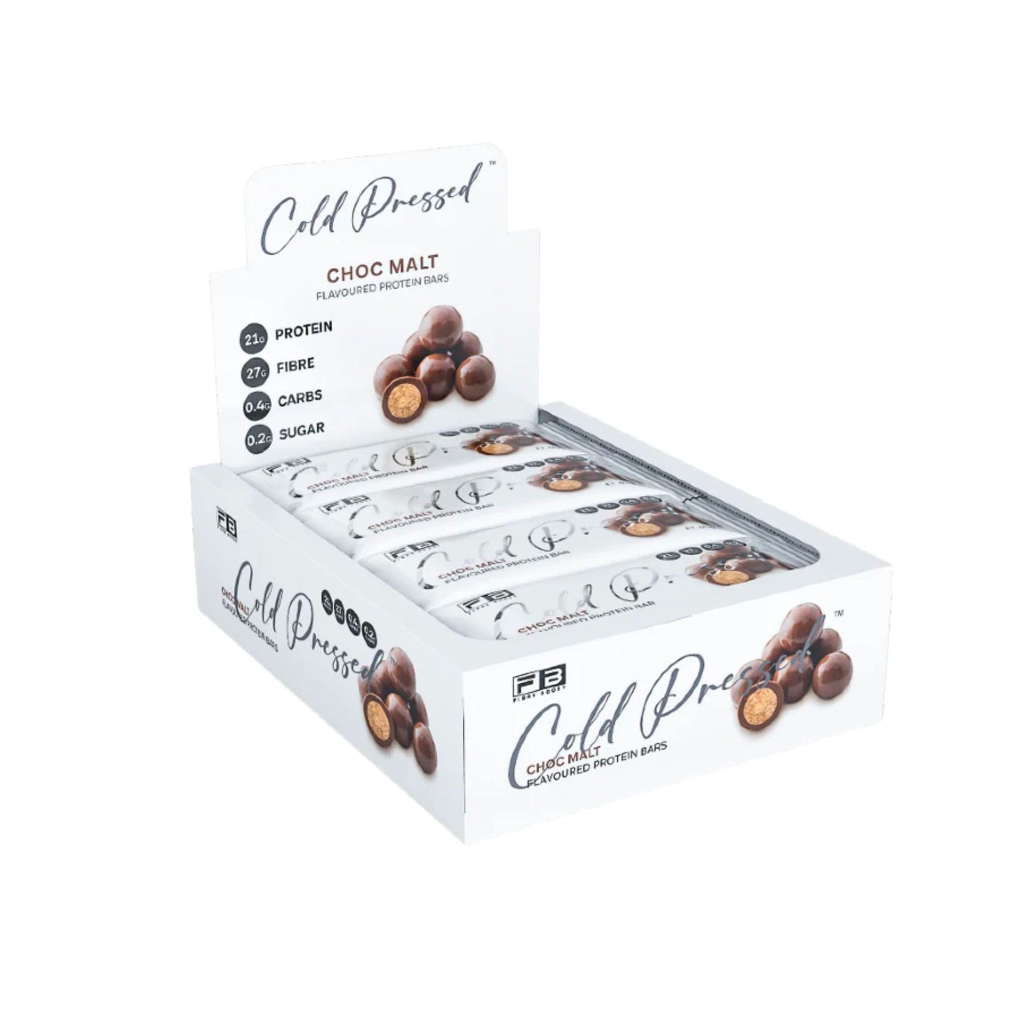 Fibre Boost Cold Pressed Bars - Box of 12 - Australian Sports Nutrition Fibre Boost Cold Pressed Bars - Box of 12 - Australian Sports Nutrition