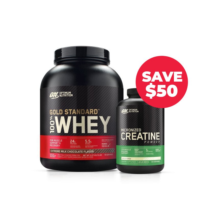 Optimum Nutrition Gold Standard Whey 5LB + Creatine 600g Optimum Nutrition